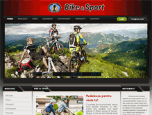 Tablet Screenshot of bikeandsport.ro